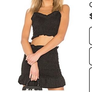 Lover + Friends Black and Grey Two Piece